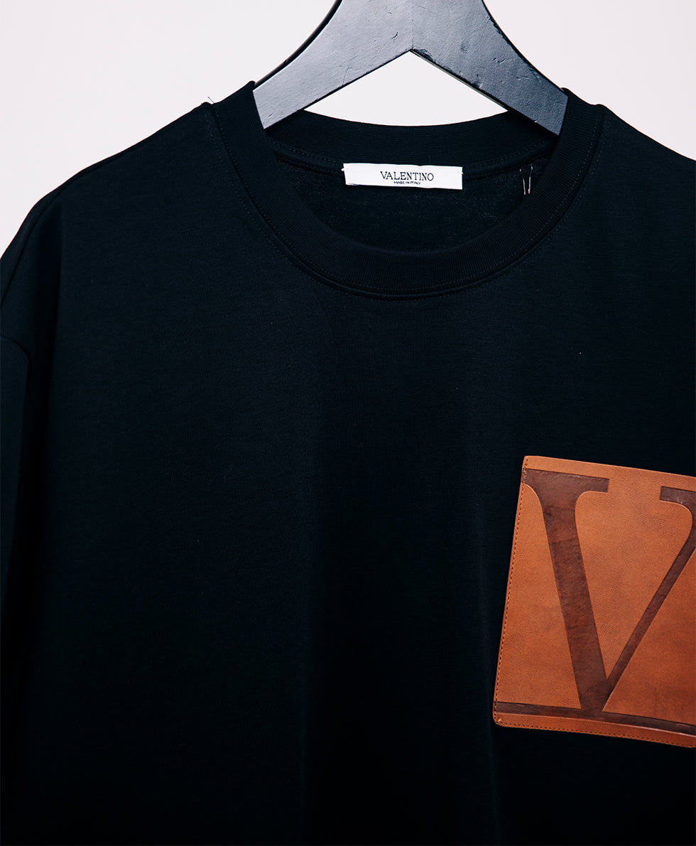Valentino Printed Men's Tshirt (Black}