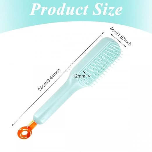 Self-cleaning Anti-static Massage Comb for Adults and Kids- Pack of 1