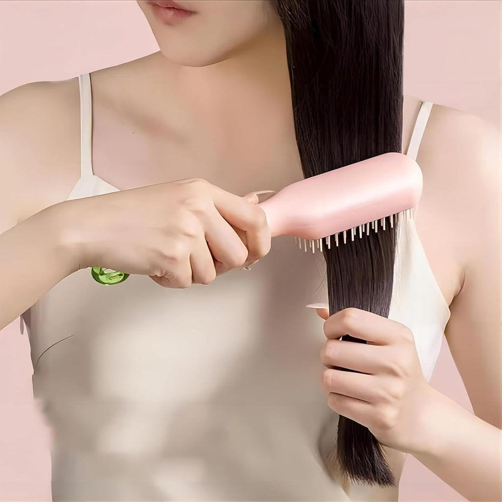 Self-cleaning Anti-static Massage Comb for Adults and Kids- Pack of 1