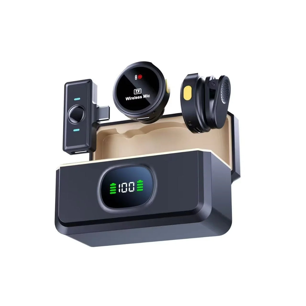 EchoPro™ Lavalier Mic 🔋🎧 — Charge, Clip & Create