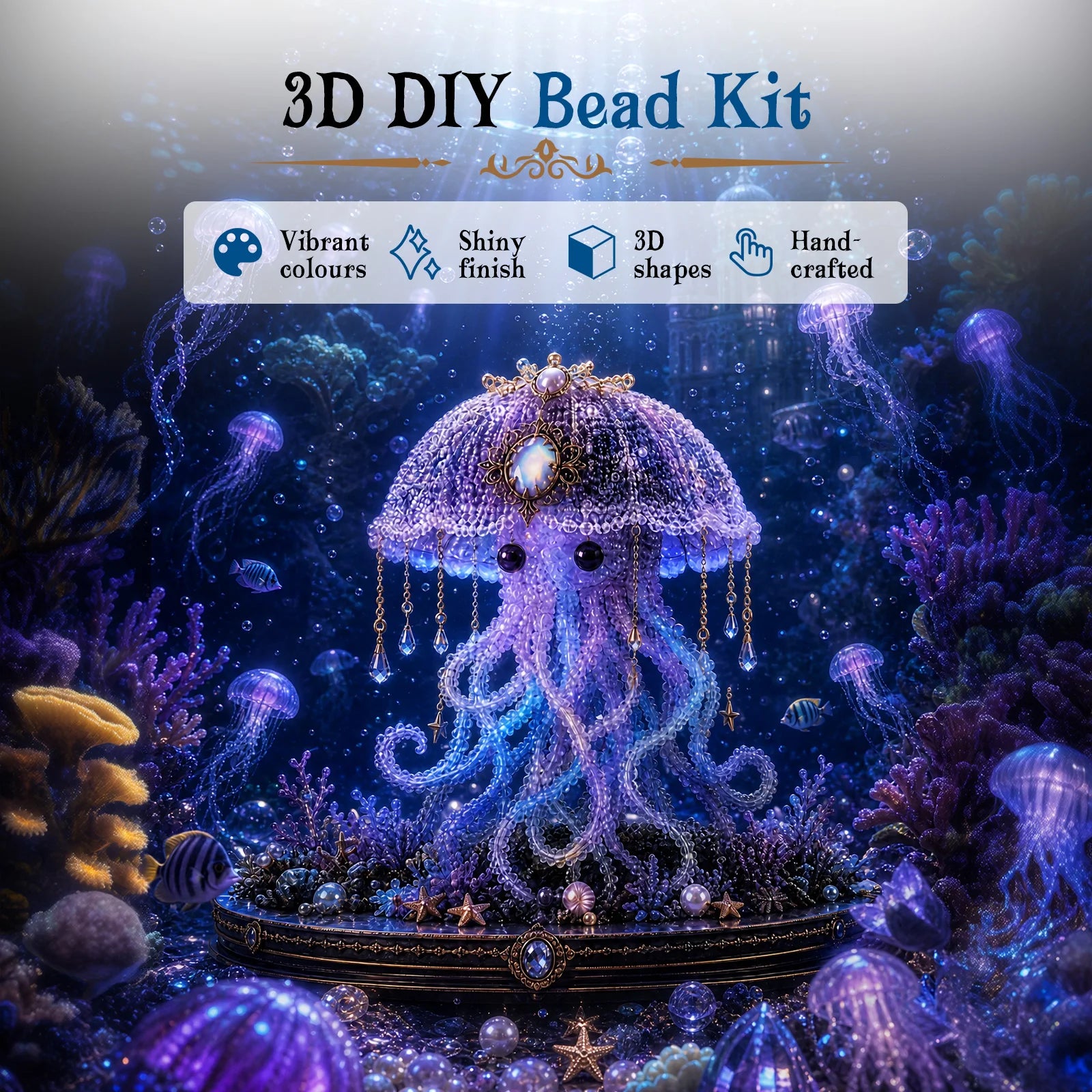 OceanMagic™ DIY Bead Kit 🧜‍♀️🐚 – Create, Craft & Shine