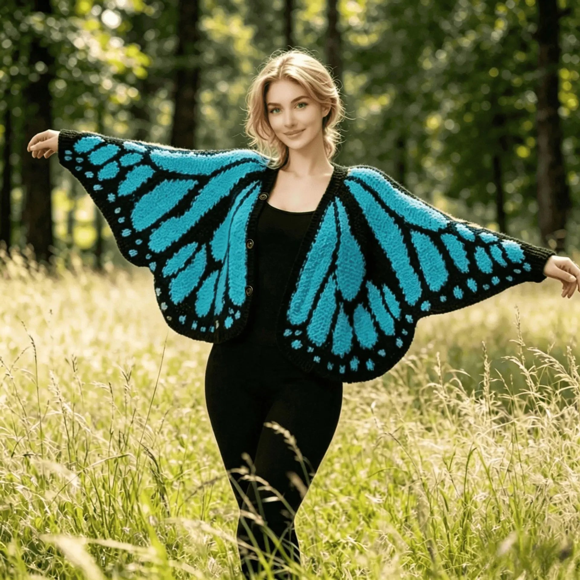 ButterGlow™ Cardigan 🦋✨ – Handmade Elegance, Everyday Comfort