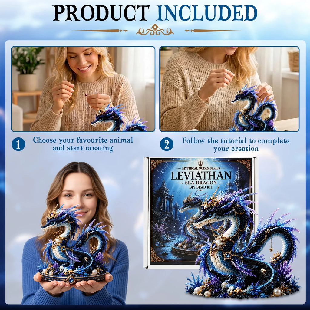 OceanMagic™ DIY Bead Kit 🧜‍♀️🐚 – Create, Craft & Shine