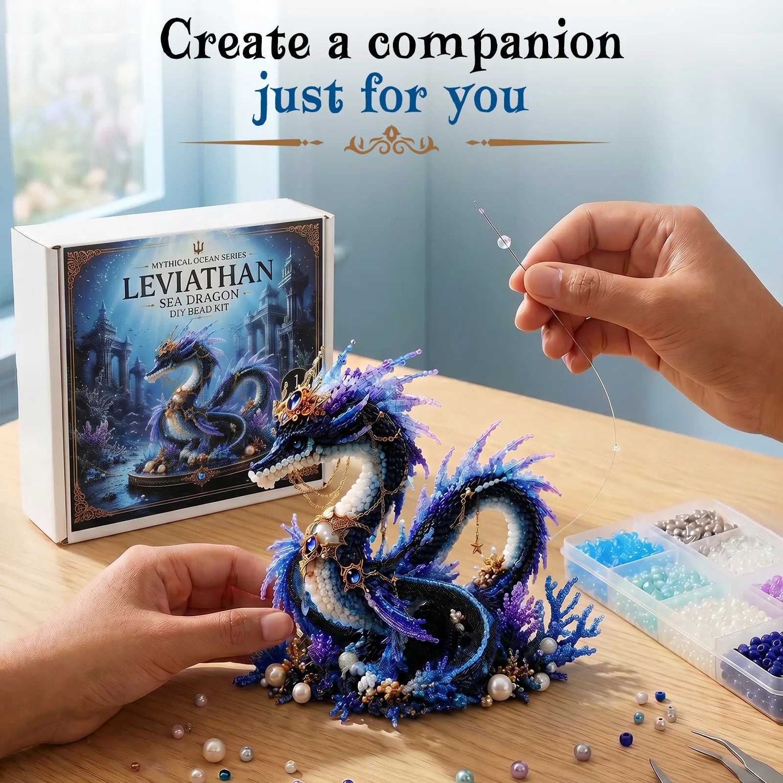 OceanMagic™ DIY Bead Kit 🧜‍♀️🐚 – Create, Craft & Shine