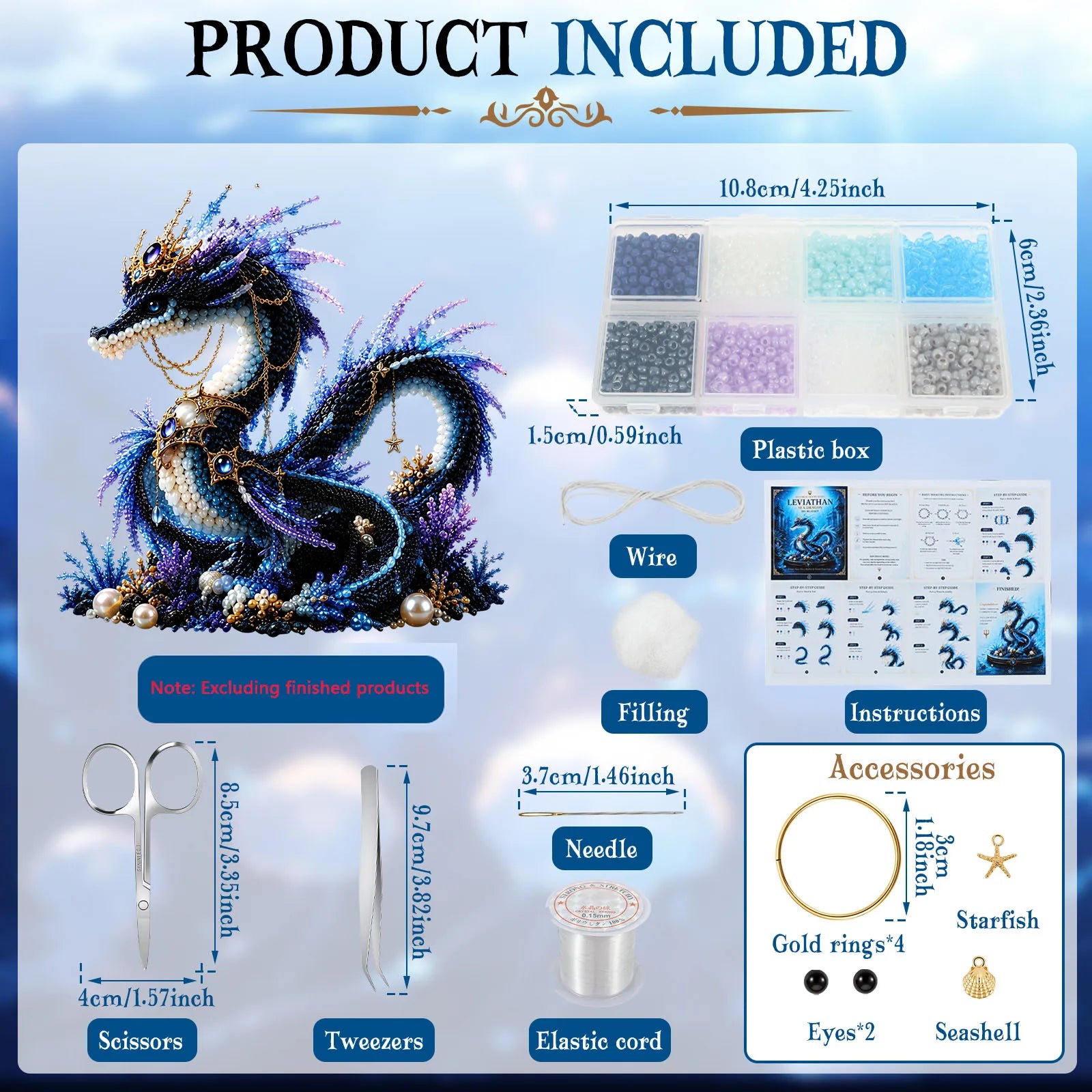 OceanMagic™ DIY Bead Kit 🧜‍♀️🐚 – Create, Craft & Shine