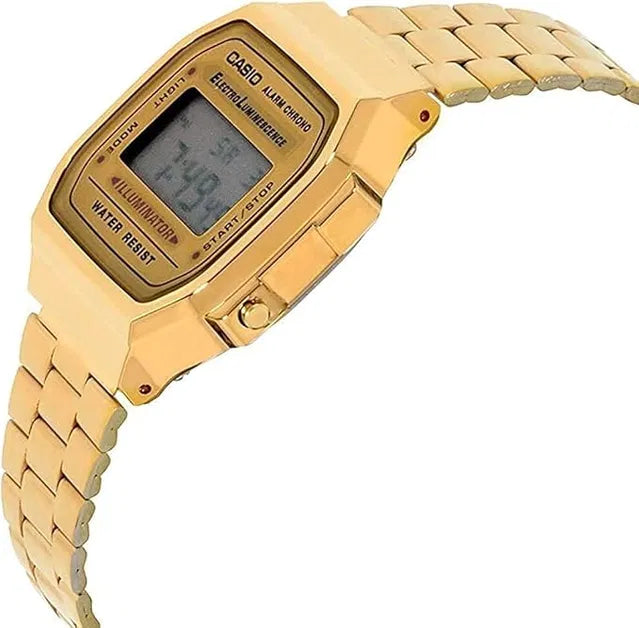 Casio digital vintage watch, gold plated Unisex Watch.