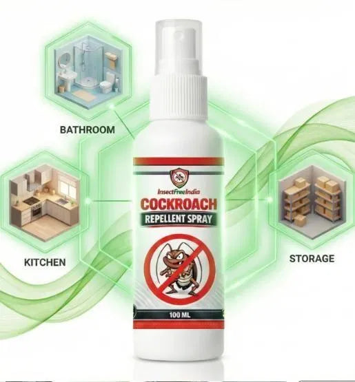 Insect Free India Cockroach Repellent Spray 100ml (Pack of 1)